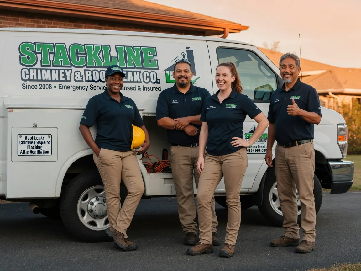 Chimney flashing repair company in Sarles, ND